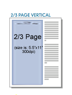 Digital Two-Third (2/3) Page Ad